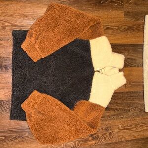 Universal Thread Womens quarter Zip Up Sweater - Black, Cream, and Brown